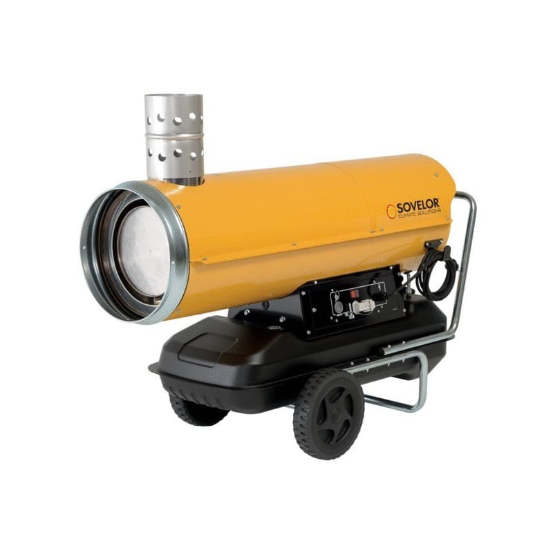 Chauffages air pulsé mobiles au fuel chauffage air pulsé mobile au fuel 49 kw 67 kg 800 w 49 kw 1 pièce(s) fioul / gasoil air pulsé 1000 mm 575 mm 180