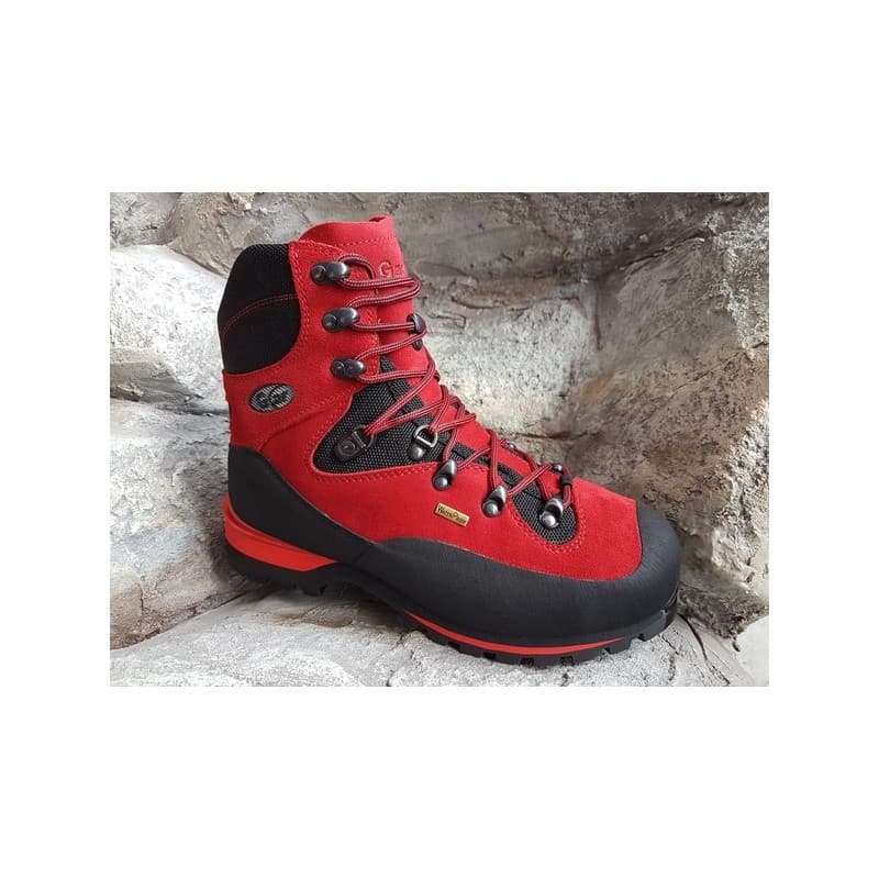 Chaussures de sécurité alpine route chaussures de sécurité haute alpine route rouge t39 aluminium 39 cuir nylon caoutchouc sans insert esd - dissipati