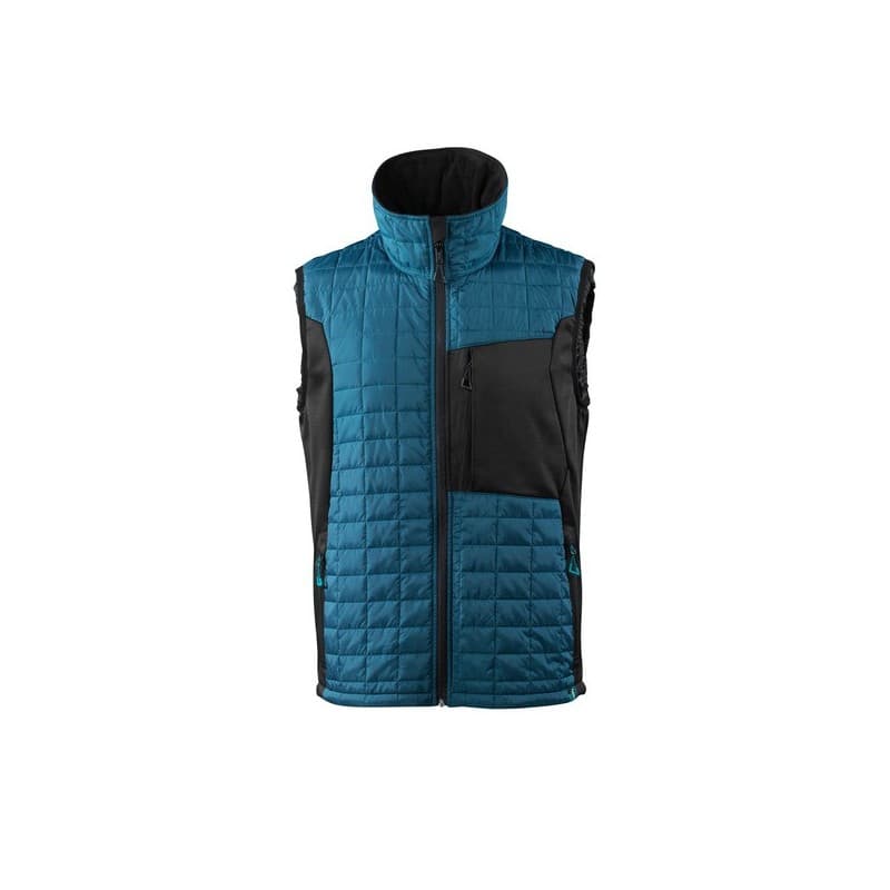 Gilet thermique advanced gilet thermique advanced bleu pétrole t3xl gilet 200 - 300 g 3xl entre 1 et 3 polyester bleu 1 pièce(s) - mascot