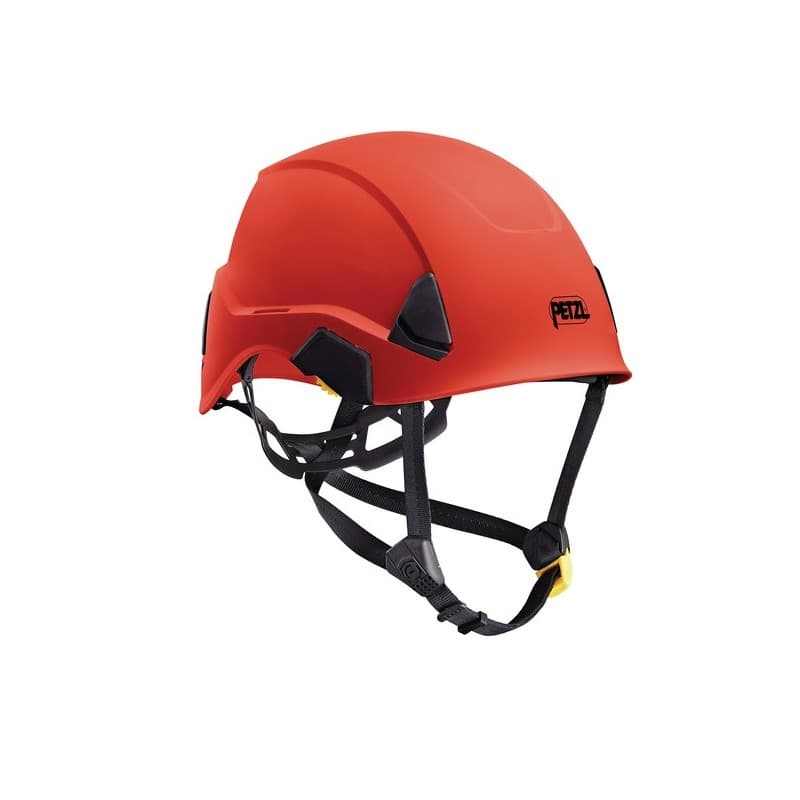 Casques strato vent casque non ventilé strato vent rouge rouge aucune oui crémaillère abs, polycarbonate, polyéthylène 1 pièce(s) - petzl distribution