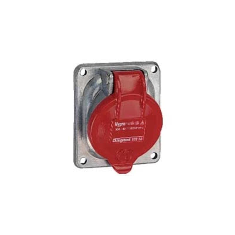 Prises étanches hypra 1 pièce(s) prisinter fixe socle hypra 3p+t plastique ip44/55 32a 400v - legrand snc