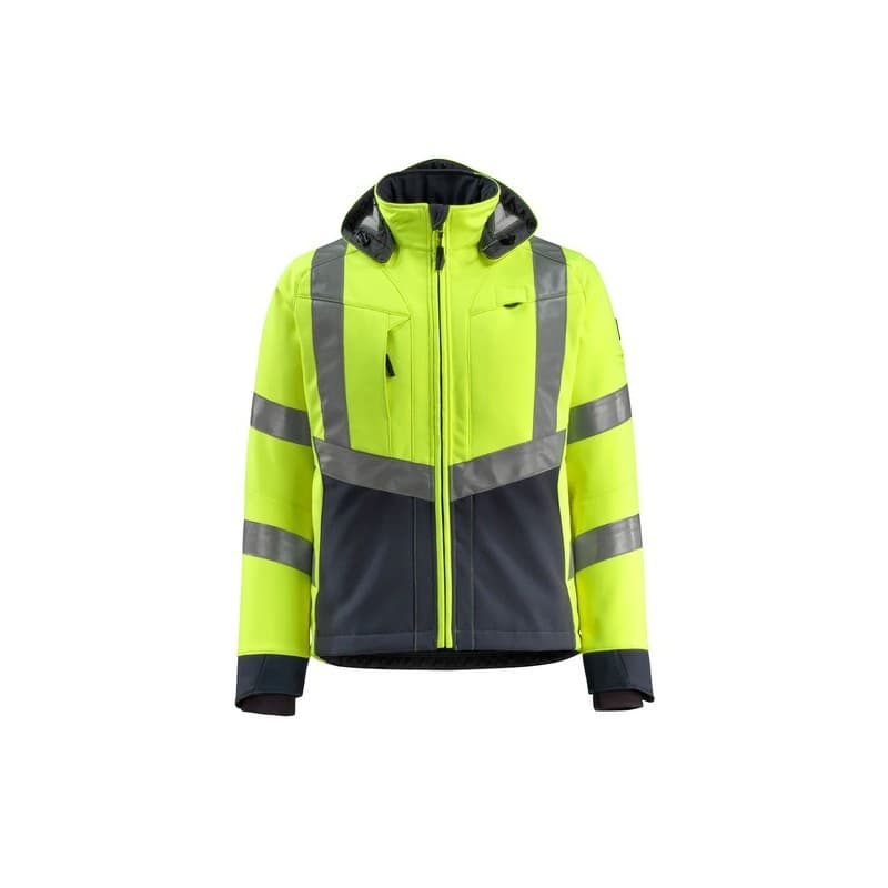 Vestes softshell blackpool veste softshell blackpool jaune/anthracite t4xl entre 4 et 6 softshell 300 - 400 g polyester 4xl 1 pièce(s) gris, jaune cla