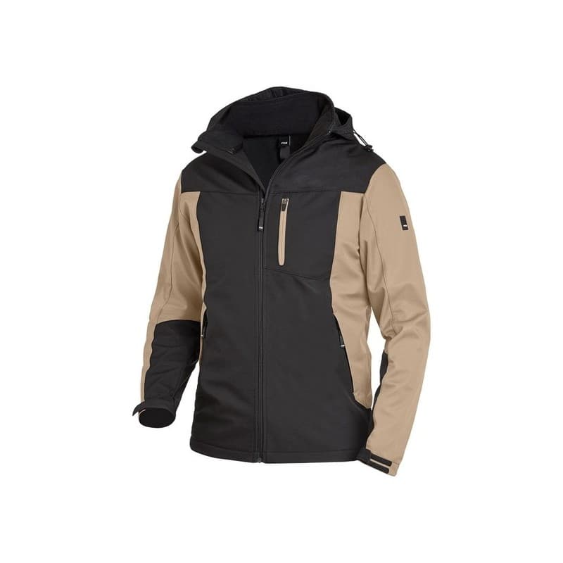 Vestes softshell jannik veste softshell jannik beige/noir t2xl 2xl softshell 300 - 400 g entre 1 et 3 polyester 1 pièce(s) beige, noir - fhb original