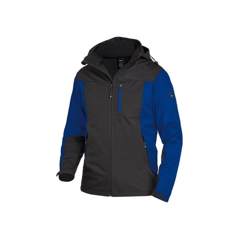 Vestes softshell jannik veste softshell jannik bleu royal/noir txs softshell 300 - 400 g entre 1 et 3 polyester xs 1 pièce(s) bleu, noir - fhb origina
