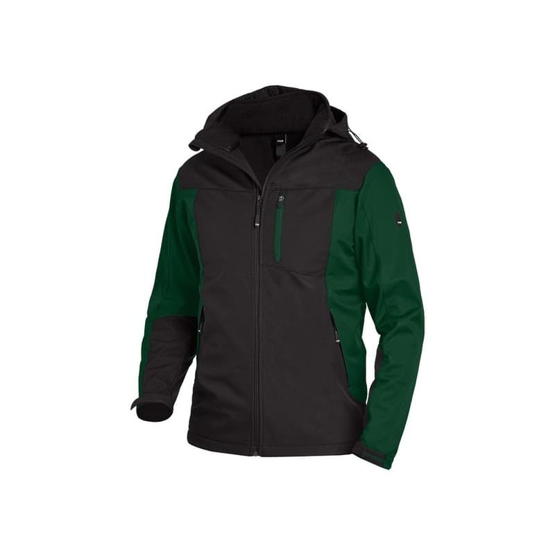 Vestes softshell jannik veste softshell jannik vert/noir txl xl softshell 300 - 400 g entre 1 et 3 polyester 1 pièce(s) noir, vert - fhb original gmbh
