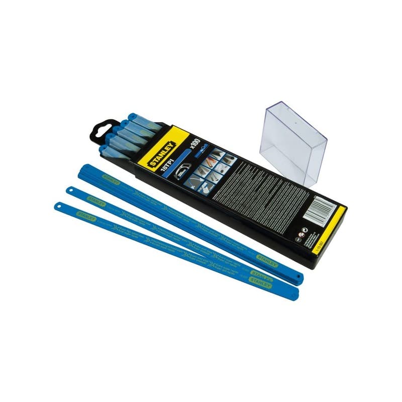 Lames de scie à métaux bi-laser lame de scie à métaux bimetal 12 dents/cm 1 boîte(s) de 100 pièce(s) - stanley division construction