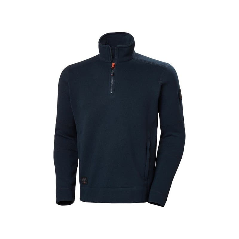 Pull 1/2 zippé kensington l pull 300 - 400 g entre 1 et 3 polyester bleu pull 1/2 zippé kensington marine tl 1 pièce(s) - helly hansen