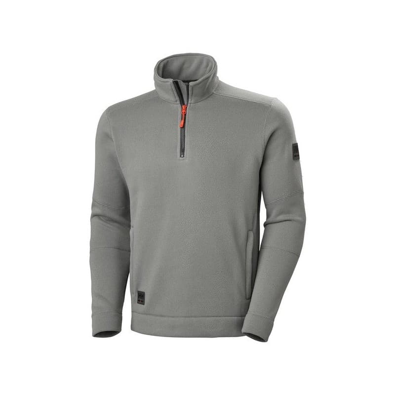 Pull 1/2 zippé kensington m pull gris 300 - 400 g entre 1 et 3 polyester pull 1/2 zippé kensington gris tm 1 pièce(s) - helly hansen