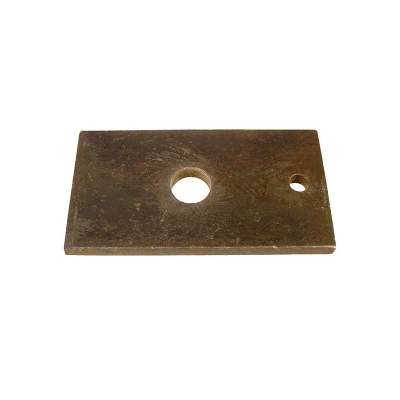 Platine d'appuie 130 x 70 x 8 tige ø 15/17 platine d'appuie 130 x 70 x 8 tige ø 15/17 1 carton(s) de 10 pièce(s) - plaka group