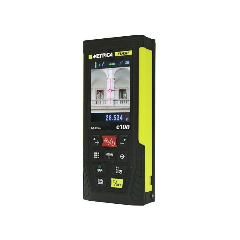 Télémètre laser flash c100 non connecté 1 boîte(s) télémètre laser flash c100 2 mm 100 m - metrica