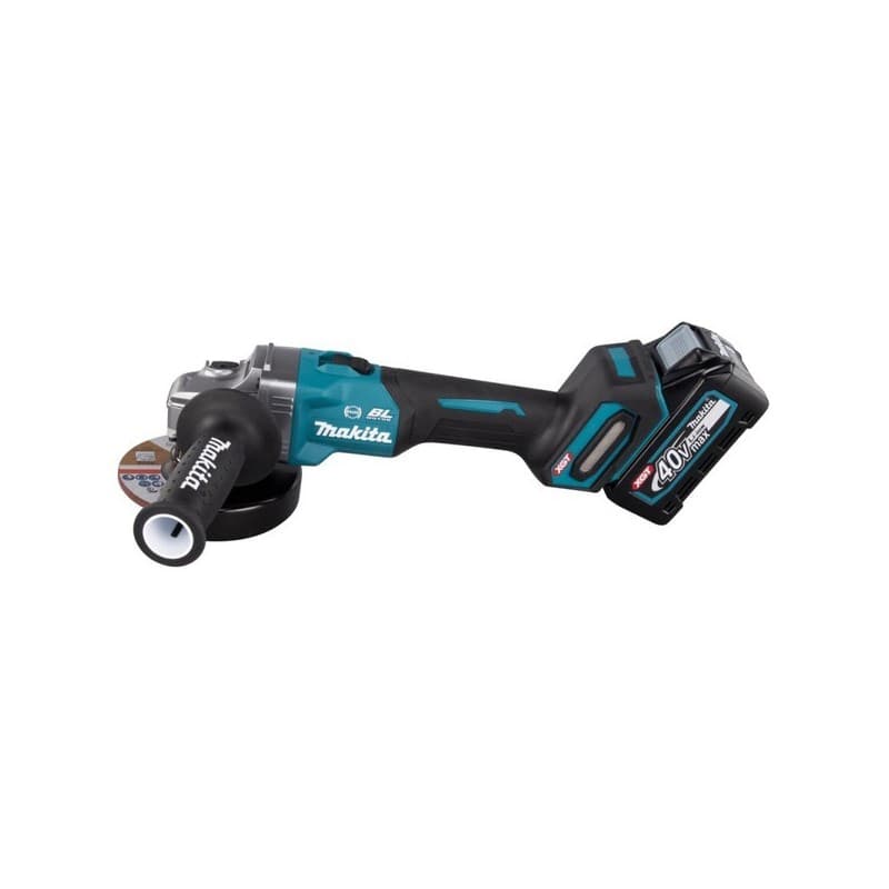 Meuleuse 125 ga005gz01 2 batterie moteur sans charbon 125 mm 4 ah 8500 trs/min 3.1 kg 1 coffret(s) meuleuse 125 40v 4h non 18 v oui - makita