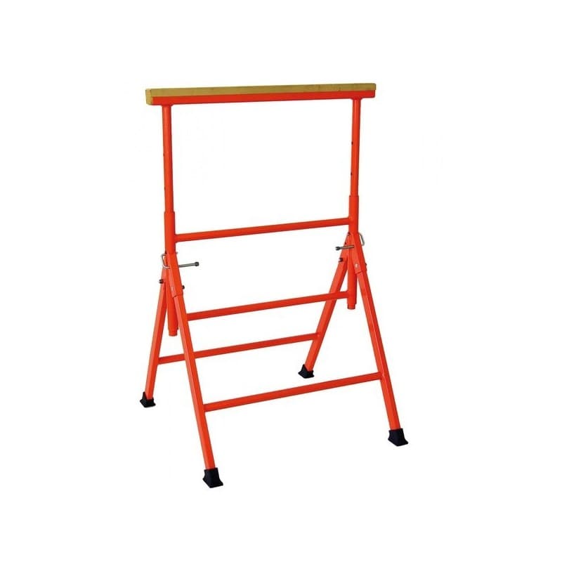 Tréteau réglable métal pro poutre bois largeur 62 cm 1000kg 1 pièce(s) tréteau réglable métal pro poutre bois largeur 62 cm 1000kg acier 750 mm 1300 m