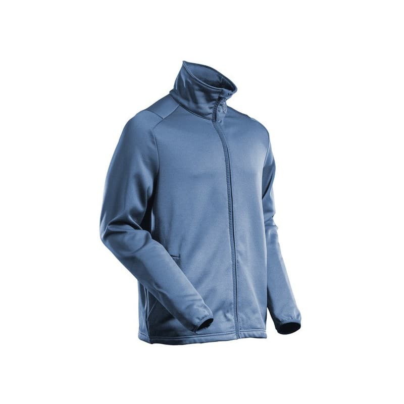 Pull polaire zippé customized 3xl pull 300 - 400 g entre 1 et 3 bleu 1 pièce(s) élasthanne , polyester recyclé pull polaire zippé customized bleu gris