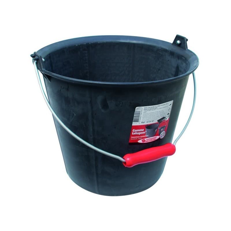Seau taliagom® seau taliagom® 13 litres avec poignée pro 1 pièce(s) 13 litre(s) caoutchouc synthétique 340 mm - sofop taliaplast