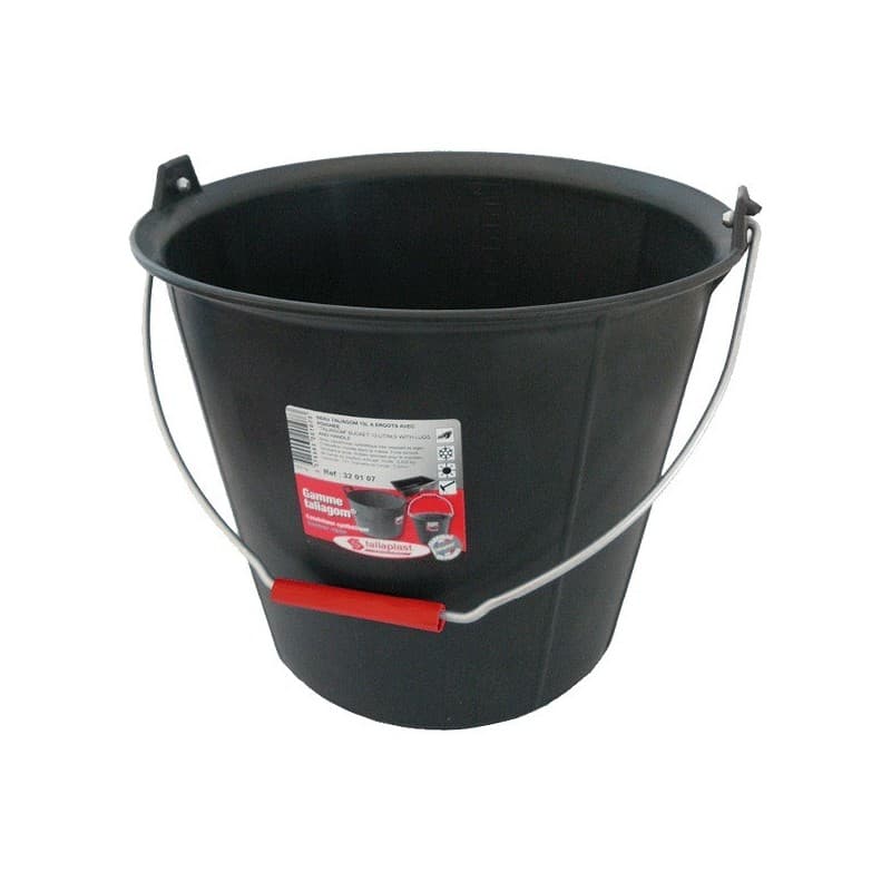 Seau taliagom® seau taliagom® 13 litres avec poignée 1 pièce(s) 13 litre(s) caoutchouc synthétique 340 mm - sofop taliaplast