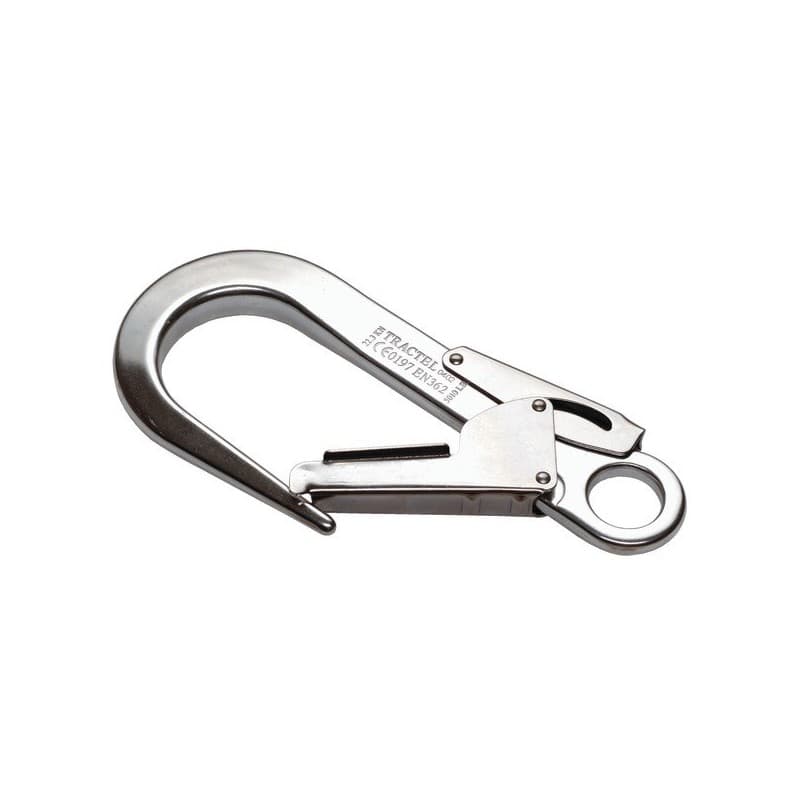 Mousqueton grande ouverture m53 mousqueton grande ouverture m53 acier, automatique 1 pièce(s) - tractel