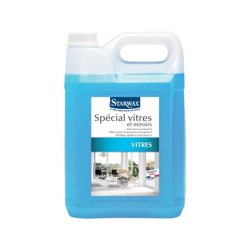 Nettoyants vitres à l'alcool nettoyant vitres à l'alcool 1 bidon(s) de 5 litre(s) bouteille 5 litre(s) nettoyant vitres - starwax