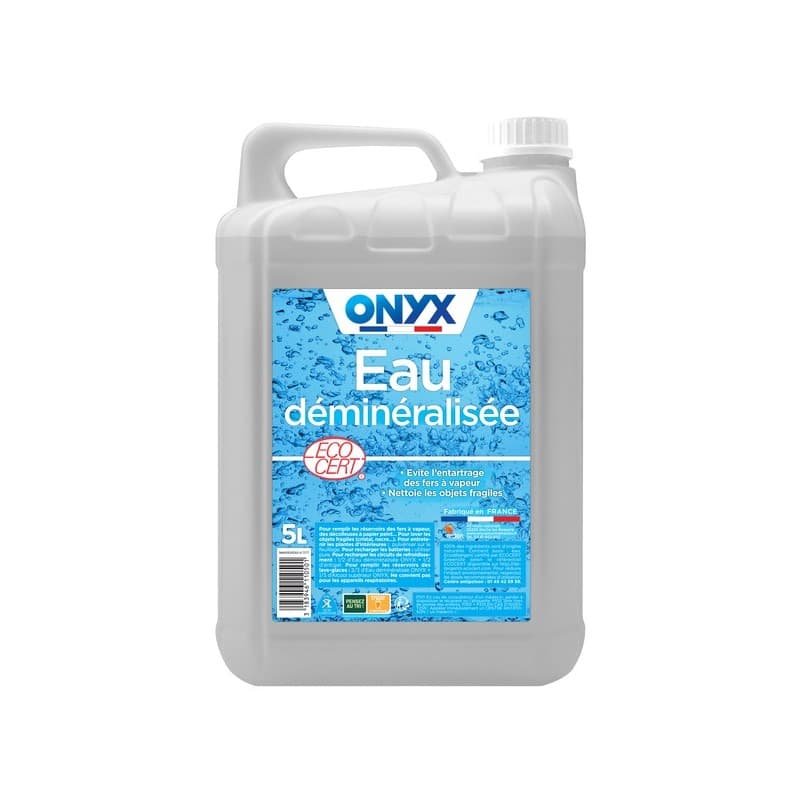 Eau démineralisée eau démineralisée 1 bidon(s) de 5 litre(s) 5 litre(s) - onyx