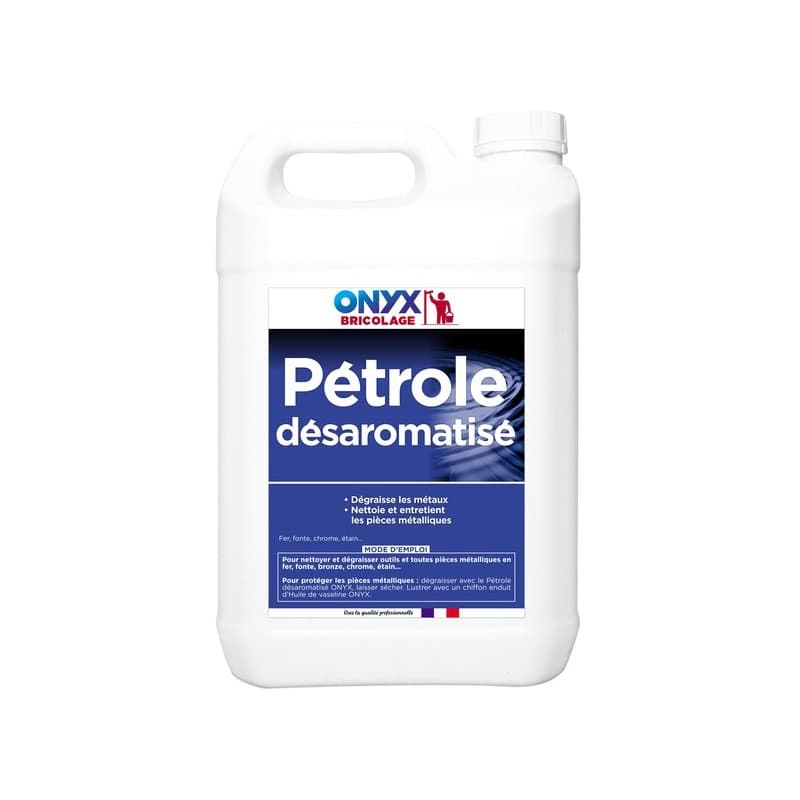 Pétrole désaromatisé pétrole désaromatisé 1 bidon(s) de 5 litre(s) 5 litre(s) pétrole - onyx
