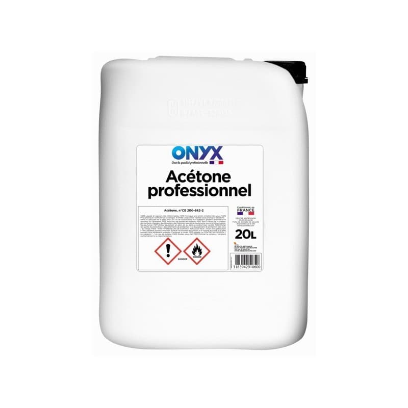 Acétone acétone 1 bidon(s) de 20 litre(s) 20 litre(s) - onyx