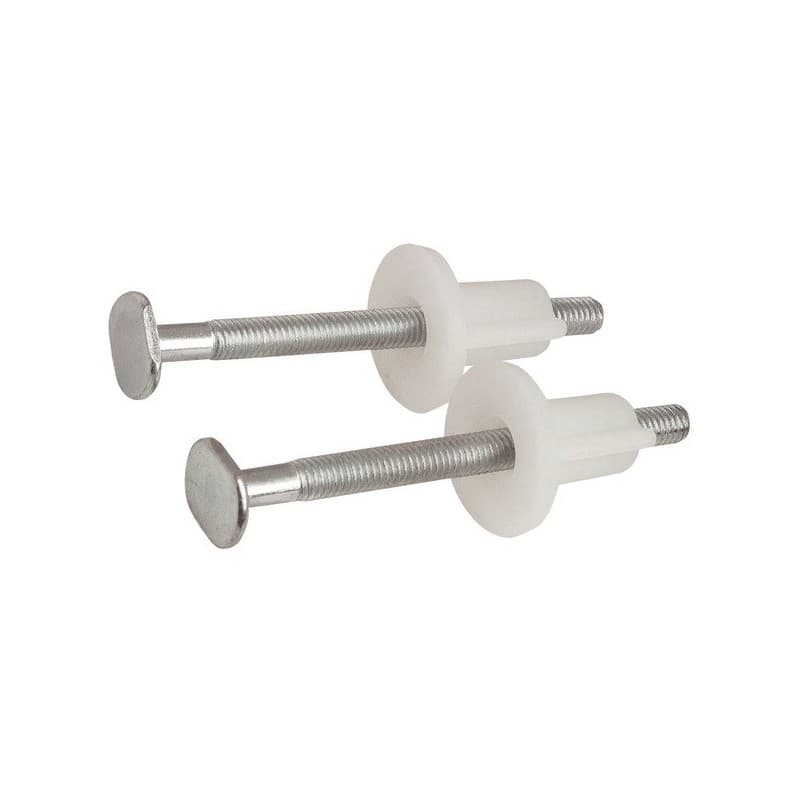Fixations d'abattant de wc fixation abattant wc avec 2 écrous 75mm 1 sachet(s) de 2 pièce(s) - somatherm for you