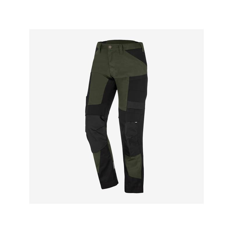 Pantalon stretch leo 300 - 400 g 7 et plus pantalon 46 1 pièce(s) pantalon leo élastique olive/noir t46 polyamide, polyuréthane, polyester / coton, co
