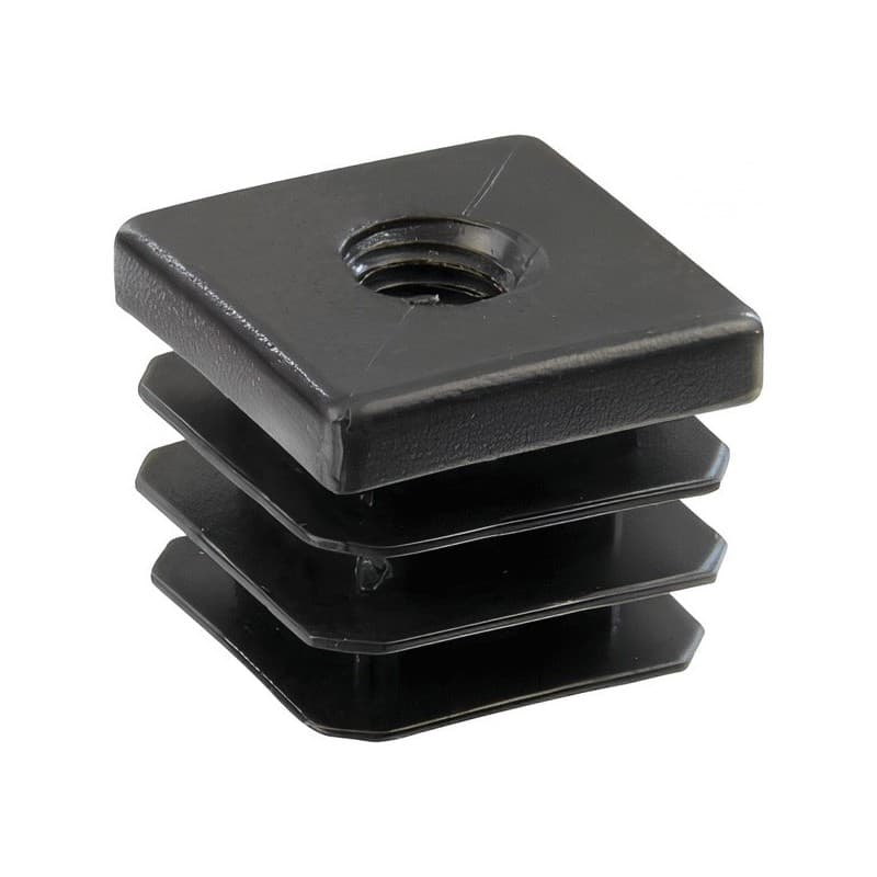 Douilles carrées filetées 30 mm 1 pièce(s) polyéthylène carré 10 mm douille carrée à ailette m10 - 30 x 30 mm - prodif somec rhones alpes