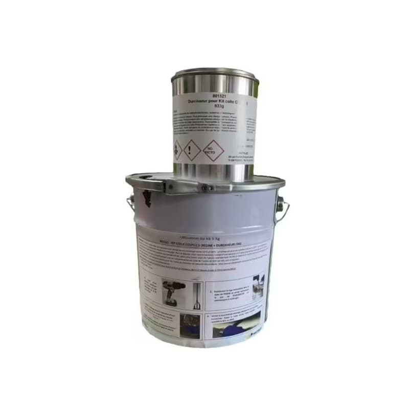 Kit colle colpoz 2 1 pot(s) de 5 kilogramme(s) kit colle colpoz 2 - bi-sac (résine + durcisseur) - wattelez