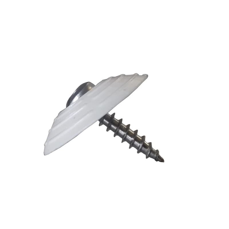 Pastilles podotactiles à visser waccess® blanc 25 mm 1 kit(s) kit de 200 pastilles podotactiles à visser - blanc intérieur et extérieur à visser 5 mm