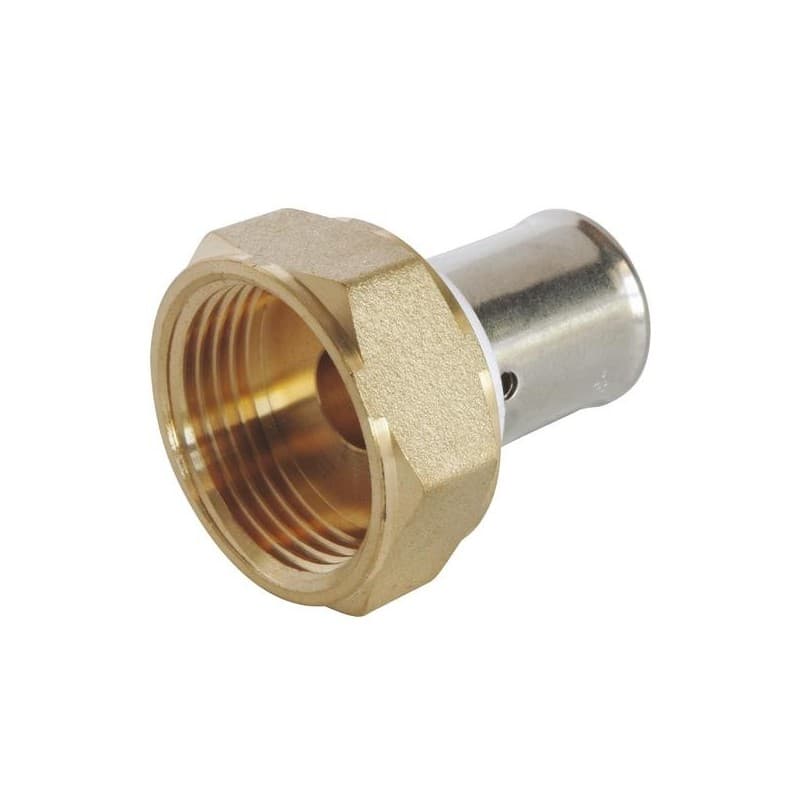 Raccords à sertir per écrous tournants raccord à sertir à écrou tournant per 16 - 20x27 1 pièce(s) 16 mm 20/27 (3/4") per - somatherm for you