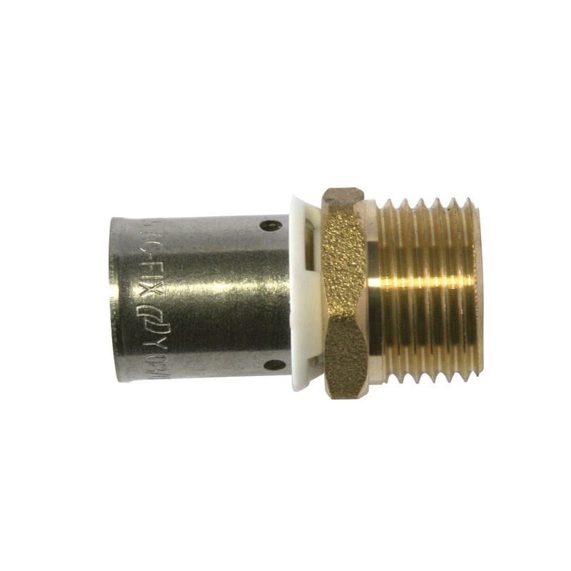 Raccords à sertir mâles fixe per raccord à sertir mâle fixe per 12 - m15x21 1 pièce(s) 12 mm 15/21 (1/2") mâle per - somatherm for you