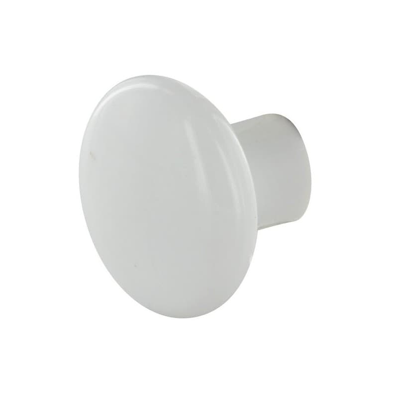 Bouton rond plastique 26 mm 1 pièce(s) bouton rond ss ins plastiq blanc d26 - interges.com