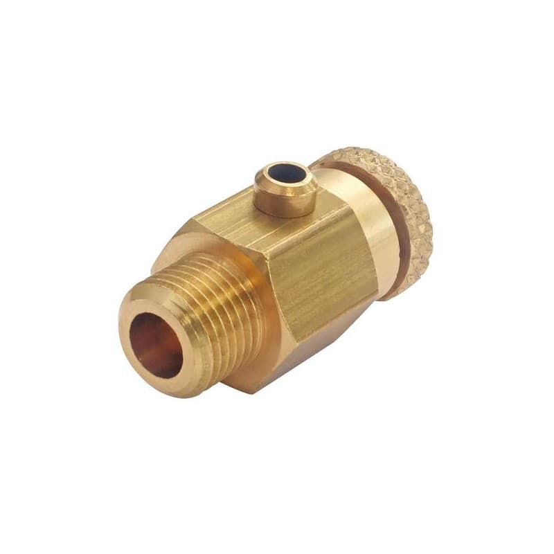 Purgeur d'air à volant  - laiton brut 1 unité(s) purgeur d'air à volant m8/13 - laiton brut - somatherm for you