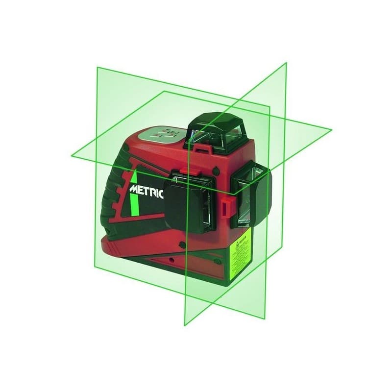 Niveau automatique laser 3d vert junior non connecté 2 mm classe ii lignes 20 m 1 pack(s) niveau automatique laser 3d vert junior - metrica