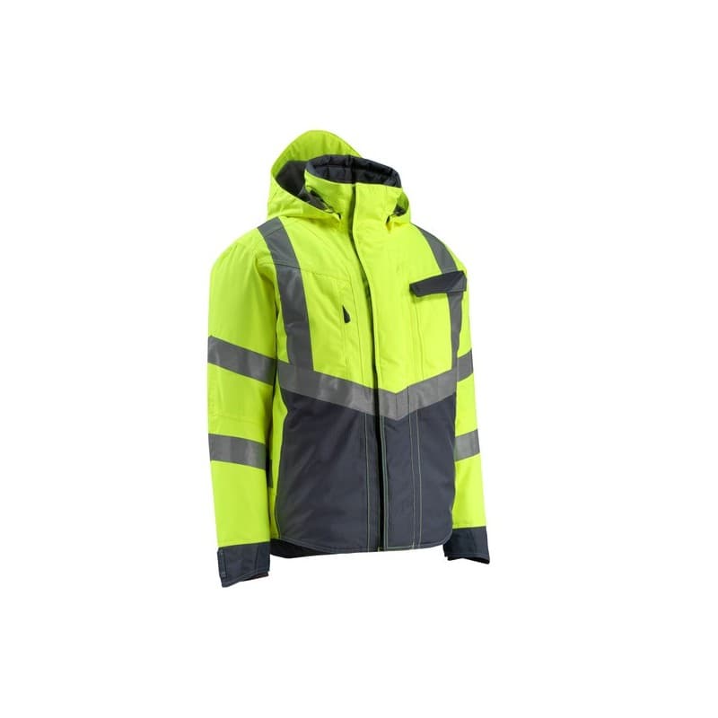 Parkas grand froid hastings parka hastings haute visibilité jaune fluo / marine foncé ts 200 - 300 g s polyester 7 et plus parka 1 pièce(s) classe 3 b