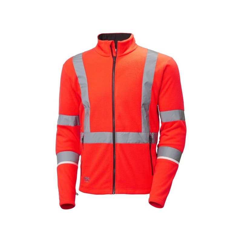 Veste polaire hv uc-me 200 - 300 g s entre 1 et 3 polyester veste 1 pièce(s) veste polaire hv uc-me rouge/noir ts noir, rouge classe 1 - helly hansen