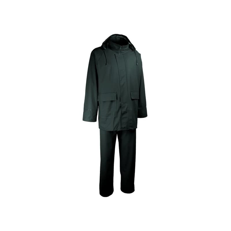 Ensemble de pluie windy pu/pvc vert 200 - 300 g s entre 1 et 3 ensemble de pluie polyester, polyuréthane, pvc 1 pièce(s) ensemble de pluie windy vert