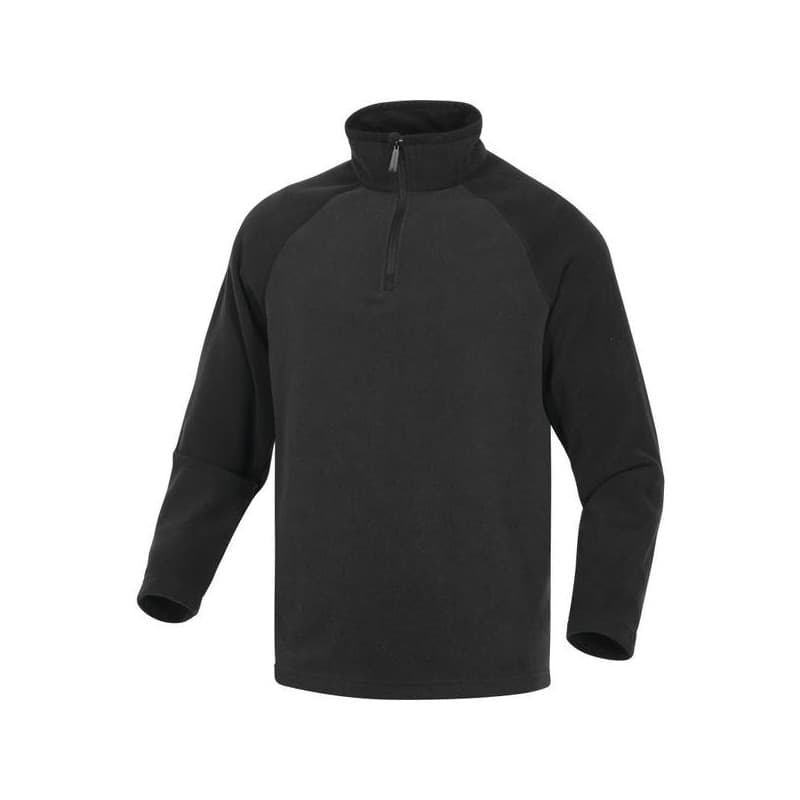 Polaire fine alma polyester, polaire pull 100 - 200 g bleu 0 1 pièce(s) polaire sous-pull alma gris/noir tm - delta plus