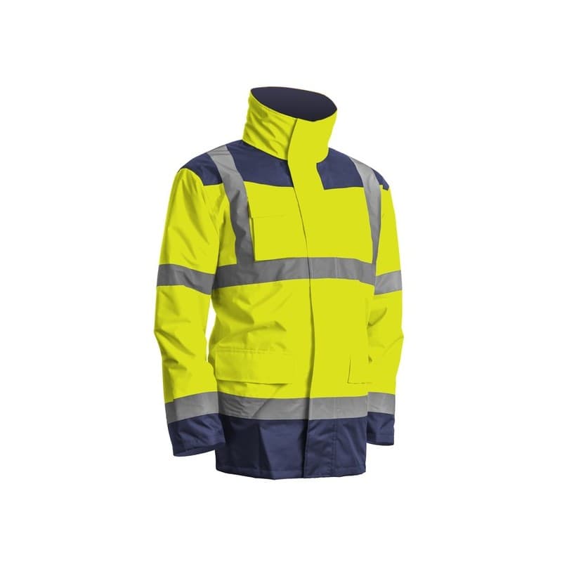 Parka 4 en 1 kanata parka 4 en 1 kanata jaune/marine t3xl polyester, polaire 200 - 300 g entre 4 et 6 3xl parka 1 pièce(s) classe 2, classe 3 bleu, ja