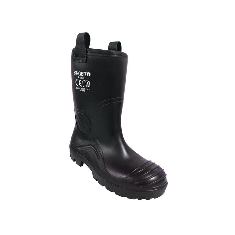 Bottes de sécurité fourrées born 44 src - résistance au glissement sols acier et céramique pvc acier nitrile, pvc sans insert 1 paire(s) botte de sécu
