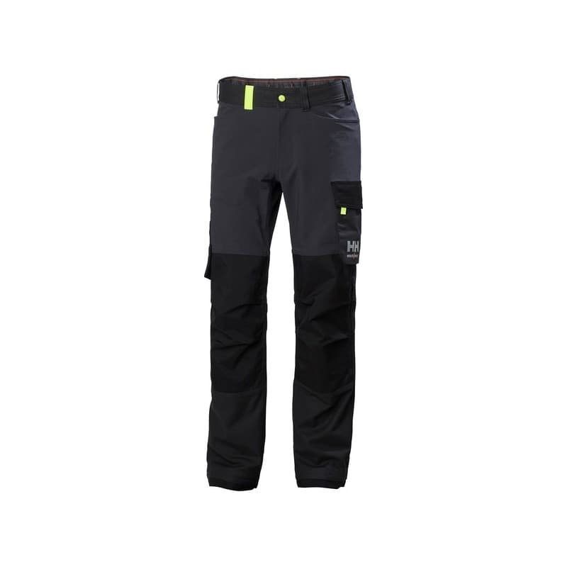 Pantalon oxford 4x 200 - 300 g entre 4 et 6 pantalon 40 1 pièce(s) pantalon oxford 4x gris/noir t40 polyamide, coton / polyester, élasthanne gris, noi
