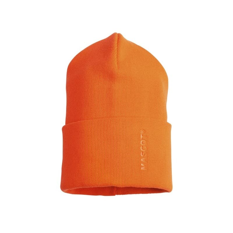 Bonnet stretch customized 200 - 300 g noir bonnet 0 1 pièce(s) polyester recyclé bonnet strectch customized orange fluo - mascot