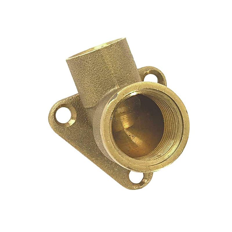 Coude applique f15x21 ø14 471gcu 1 unité(s) coude applique f15x21 ø14 471gcu laiton 14 mm 15/21 (1/2") femelle - boutte