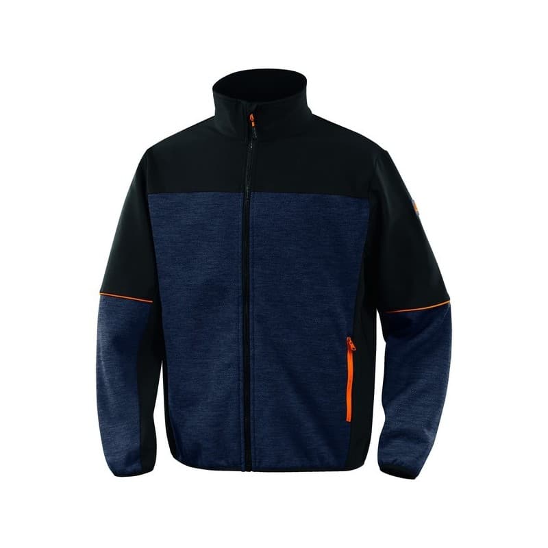Veste hybride beaver 2 200 - 300 g entre 4 et 6 xl polyester bleu veste 1 pièce(s) veste hybride doublée polaire beaver 2 marine txl - delta plus