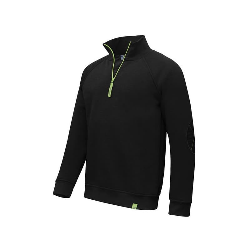 Sweat col zippé michigan 2 300 - 400 g bleu coton / polyester sweat 0 1 pièce(s) sweat col zippé michigan 2 noir tl - concept - tricots