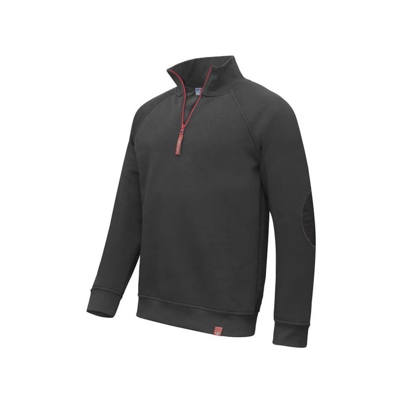 Sweat col zippé michigan 2 300 - 400 g bleu coton / polyester sweat 0 1 pièce(s) sweat col zippé michigan 2 gris anthracite ts - concept - tricots