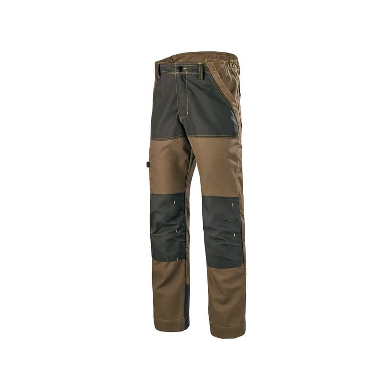 Pantalon renforcé craft worker pantalon renforcé craft worker marron/noir t46 200 - 300 g entre 4 et 6 coton / polyester pantalon 46 1 pièce(s) marron