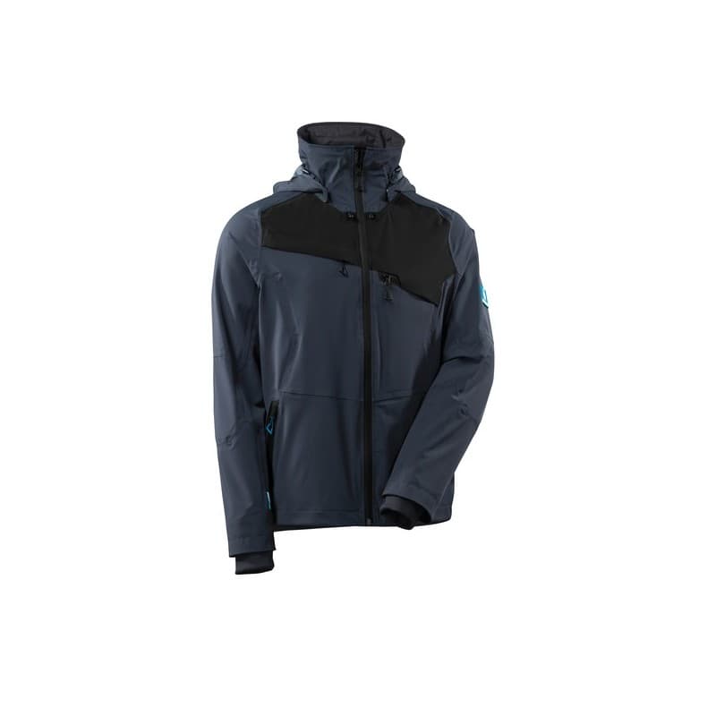 Veste d'extérieur imperméable advanced 200 - 300 g s entre 1 et 3 veste 1 pièce(s) veste d'extérieur imperméable bleu marine/noir ts polyamide, élasth