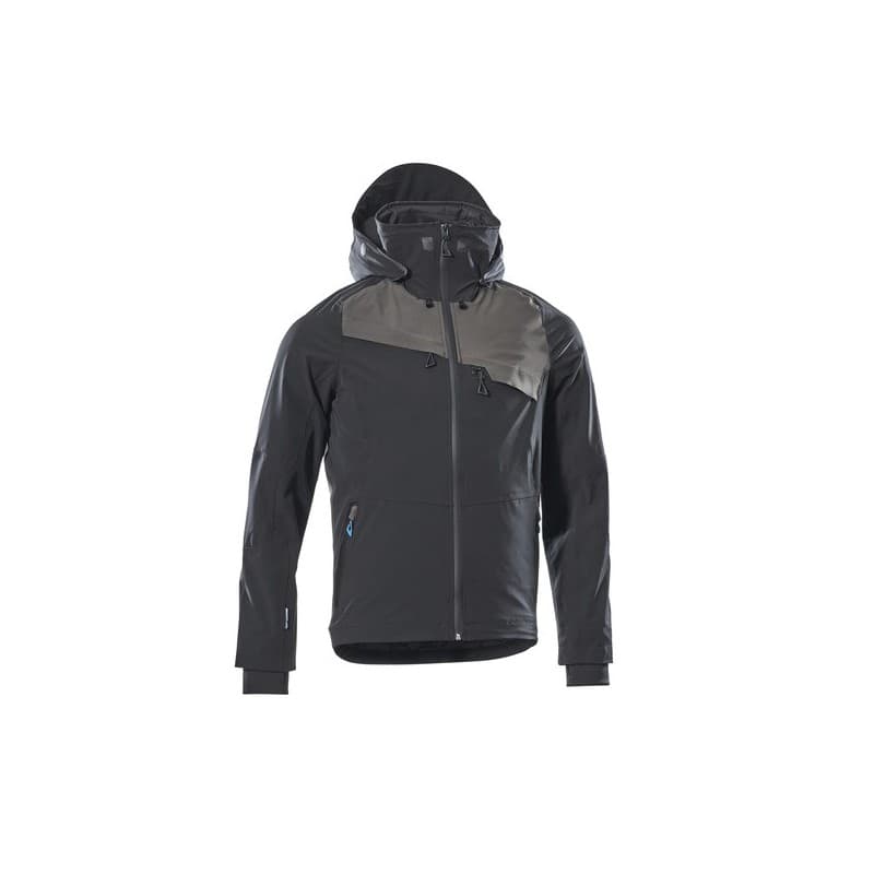 Veste d'extérieur imperméable advanced 200 - 300 g entre 1 et 3 veste xs 1 pièce(s) veste d'extérieur imperméable noir/gris anthracite txs polyamide,