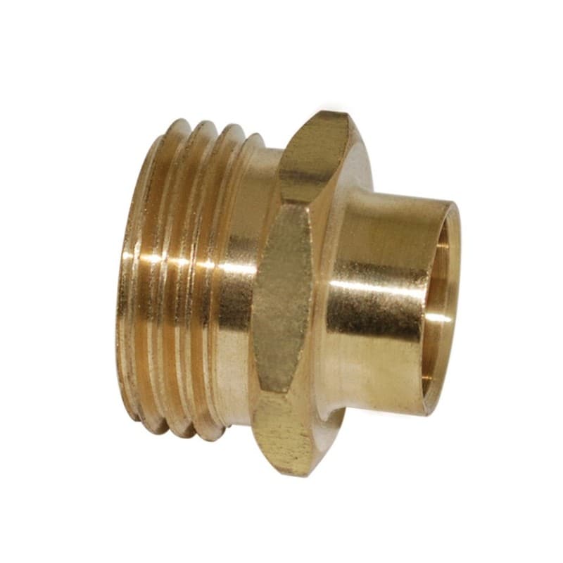 Mamelons – fer/cuivre - laiton 1 pièce(s) mamelon mâle m ø 12 mm / 15 x 21 mm - fer-cuivre 12 mm 15/21 (1/2") mâle cuivre, fer - boutte